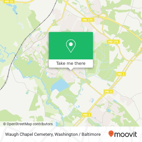 Mapa de Waugh Chapel Cemetery