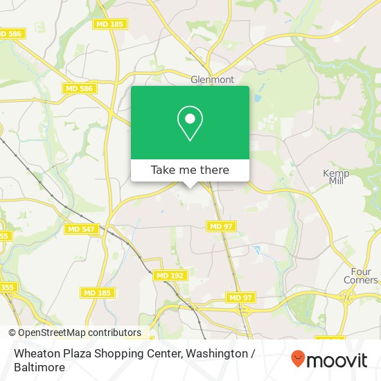 Mapa de Wheaton Plaza Shopping Center