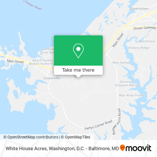 White House Acres map