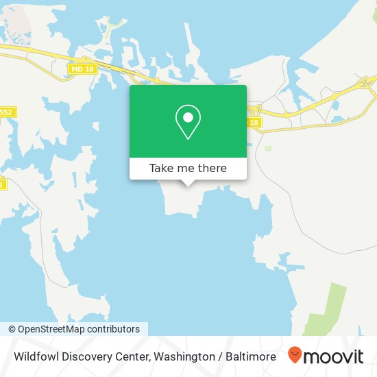 Wildfowl Discovery Center map