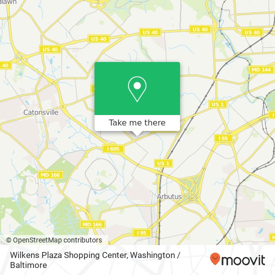Mapa de Wilkens Plaza Shopping Center