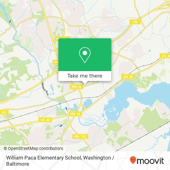 Mapa de William Paca Elementary School