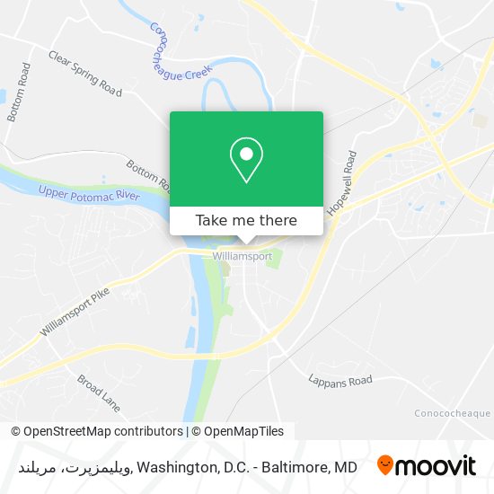 ویلیمزپرت، مریلند map