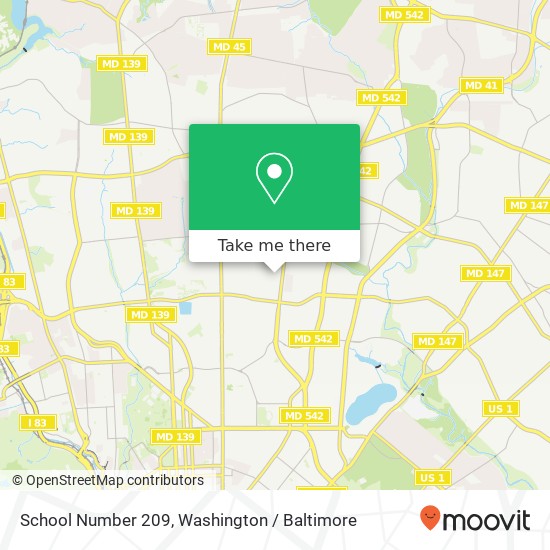 Mapa de School Number 209