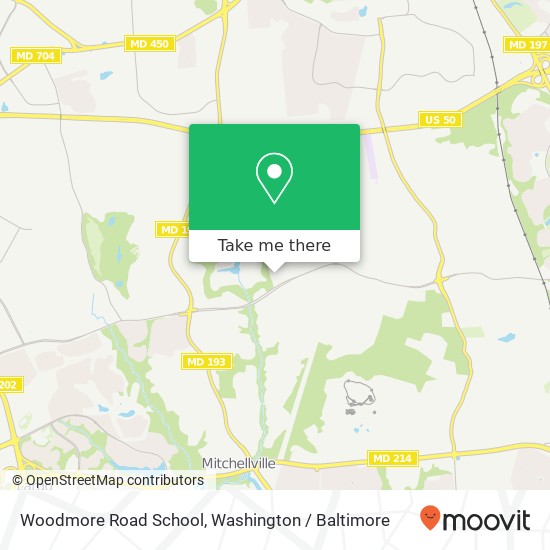 Woodmore Road School map