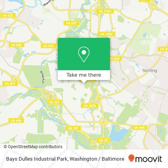 Mapa de Bays Dulles Industrial Park