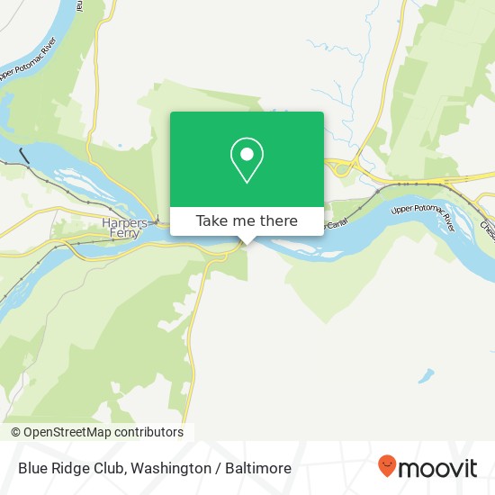 Blue Ridge Club map