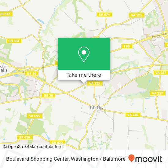 Boulevard Shopping Center map