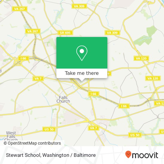 Mapa de Stewart School