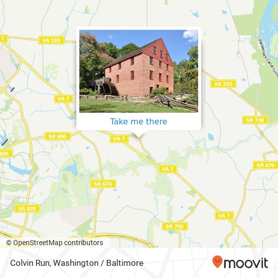 Mapa de Colvin Run