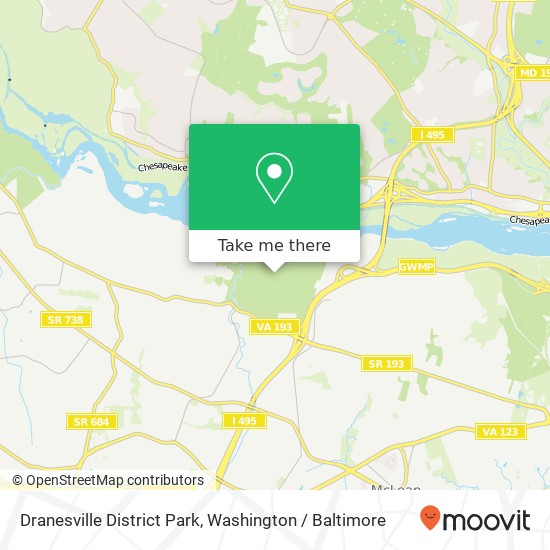 Dranesville District Park map