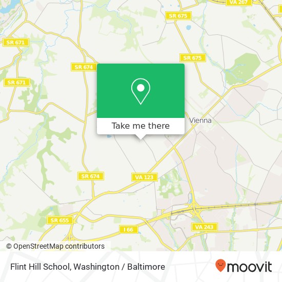 Flint Hill School map