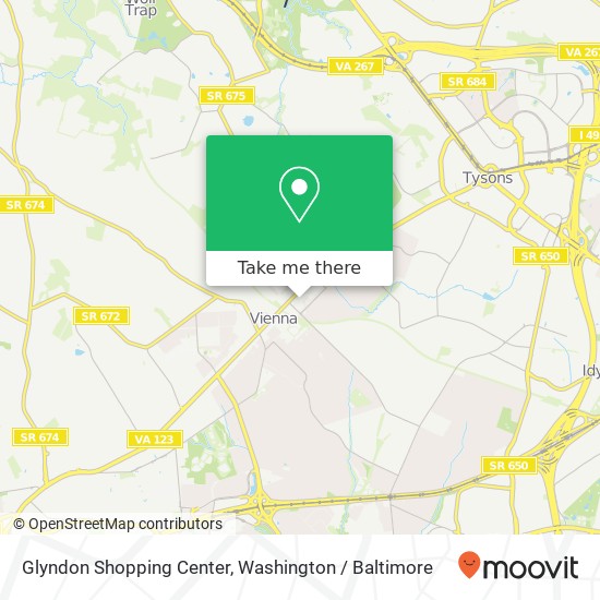 Glyndon Shopping Center map