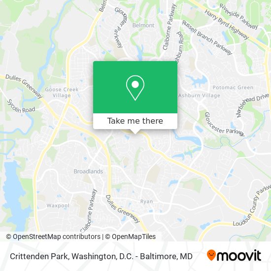 Mapa de Crittenden Park