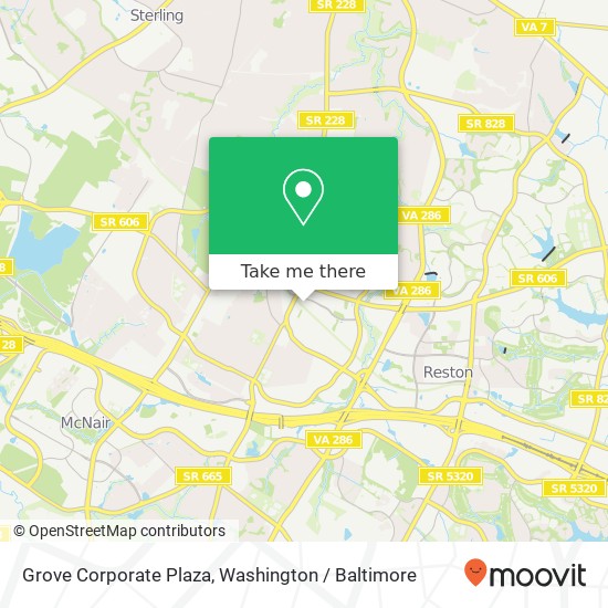 Mapa de Grove Corporate Plaza