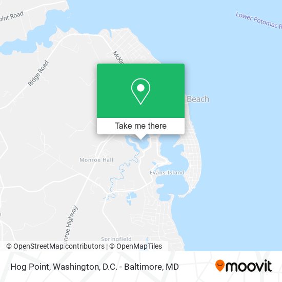 Hog Point map