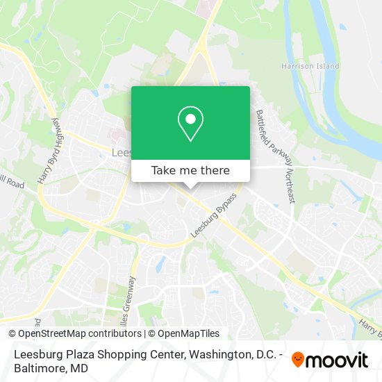 Mapa de Leesburg Plaza Shopping Center