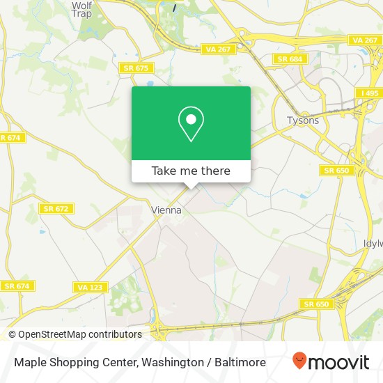 Mapa de Maple Shopping Center