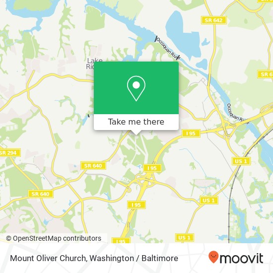 Mapa de Mount Oliver Church