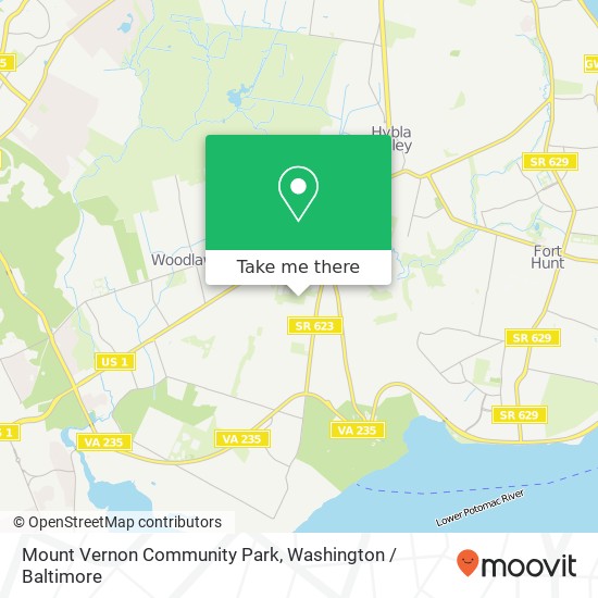Mapa de Mount Vernon Community Park