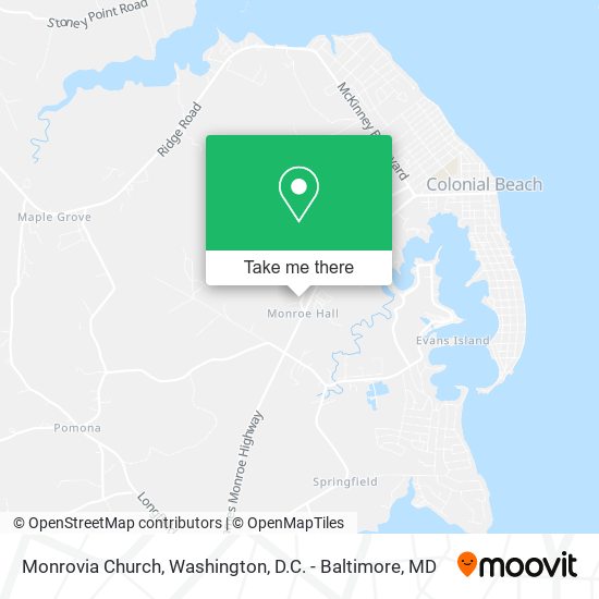 Mapa de Monrovia Church