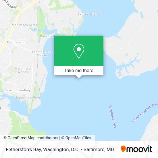 Fetherston's Bay map