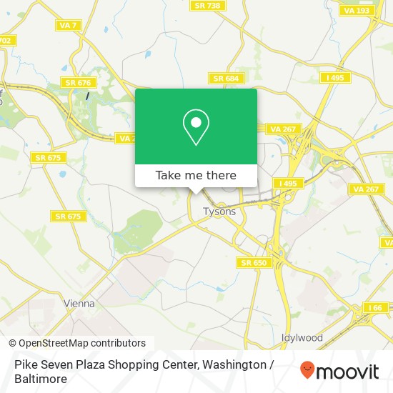 Mapa de Pike Seven Plaza Shopping Center