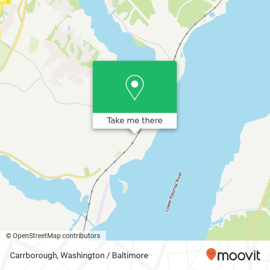Mapa de Carrborough