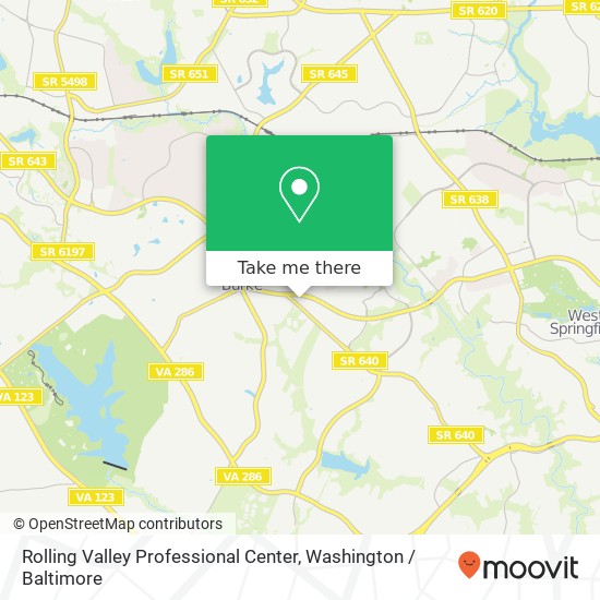 Mapa de Rolling Valley Professional Center