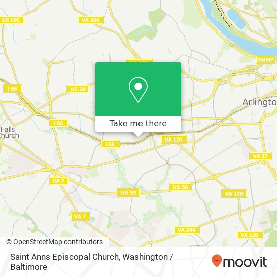 Mapa de Saint Anns Episcopal Church