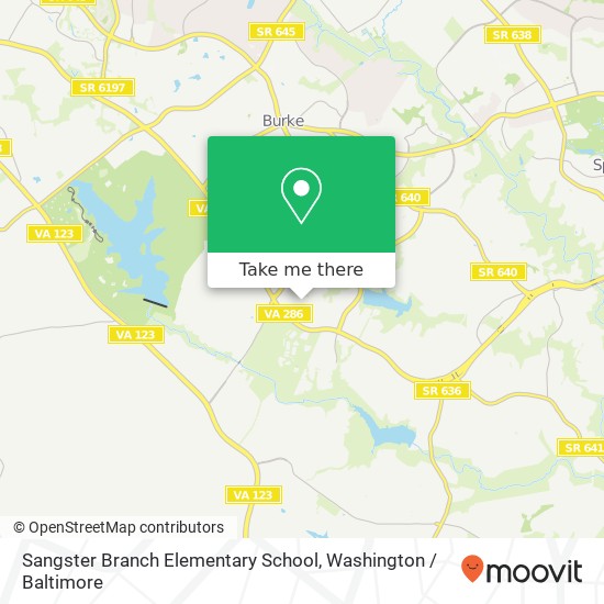 Mapa de Sangster Branch Elementary School