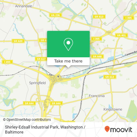 Shirley-Edsall Industrial Park map