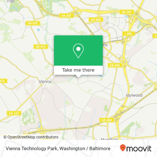 Vienna Technology Park map