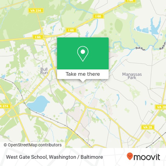 West Gate School map