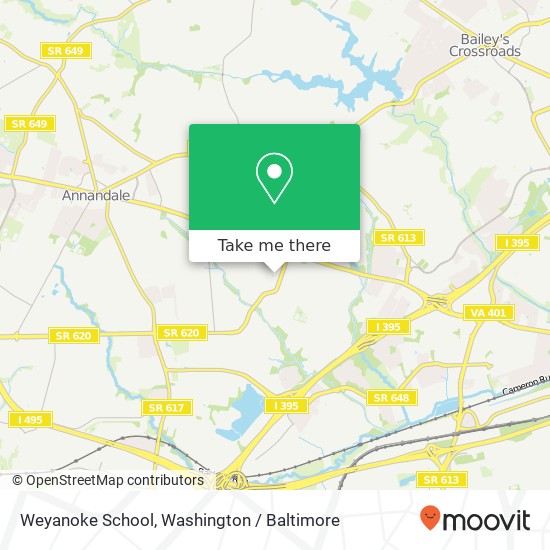 Mapa de Weyanoke School