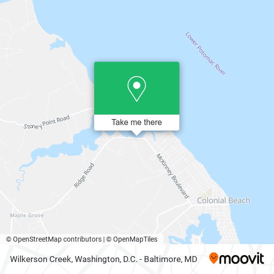 Wilkerson Creek map