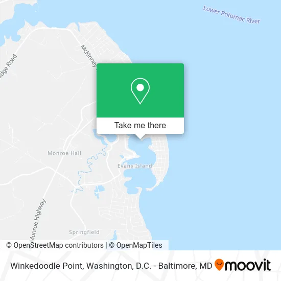 Winkedoodle Point map