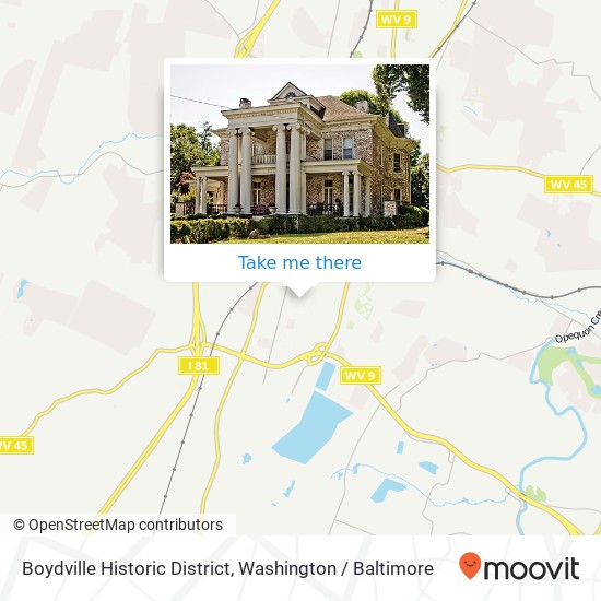Mapa de Boydville Historic District