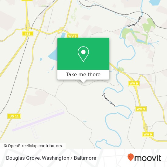 Douglas Grove map