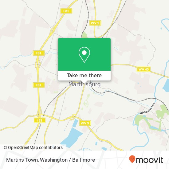 Martins Town map