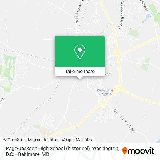 Page-Jackson High School (historical) map