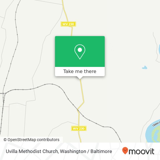 Uvilla Methodist Church map