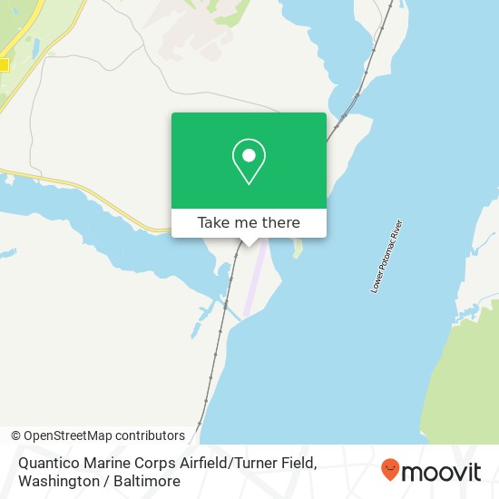 Mapa de Quantico Marine Corps Airfield / Turner Field