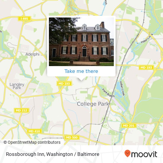 Rossborough Inn map