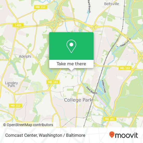 Comcast Center map