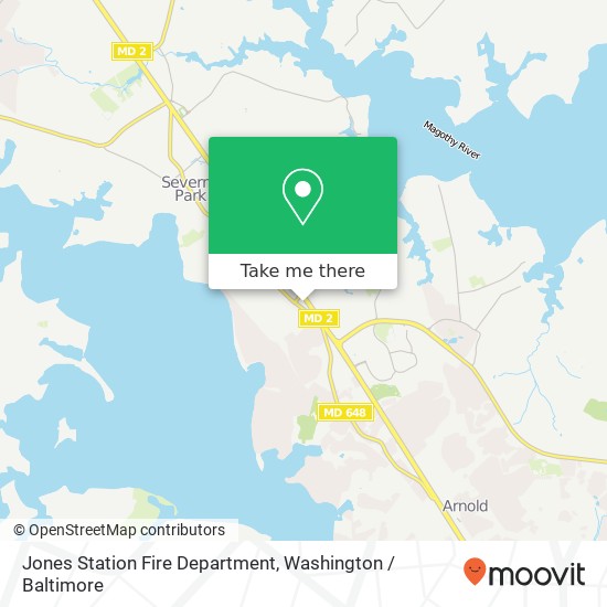 Mapa de Jones Station Fire Department