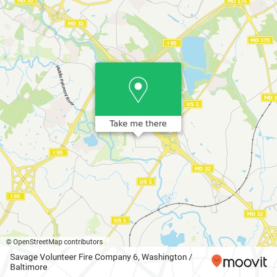 Mapa de Savage Volunteer Fire Company 6