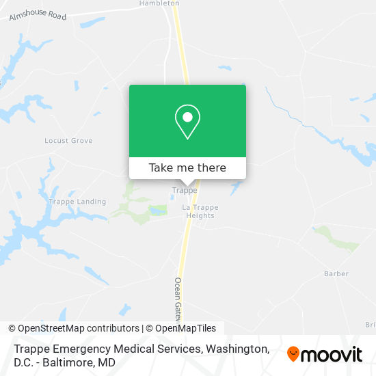 Mapa de Trappe Emergency Medical Services
