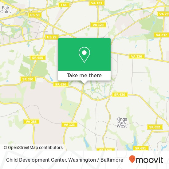 Child Development Center map