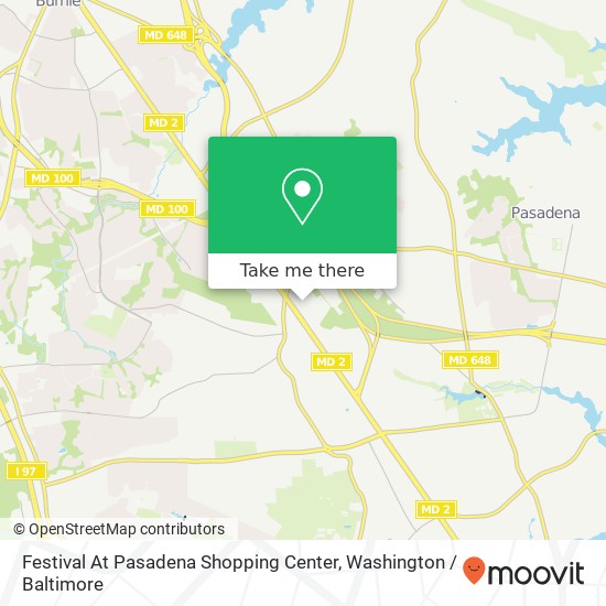 Mapa de Festival At Pasadena Shopping Center